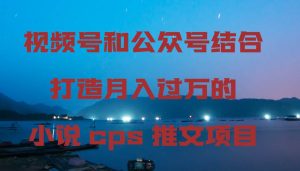 视频号和公众号结合打造月入过万的小说cps推文项目-逍遥游