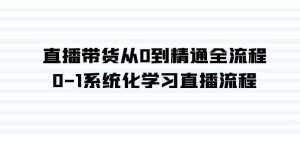 直播带货从0到精通全流程，0-1系统化学习直播流程（35节课）-逍遥游