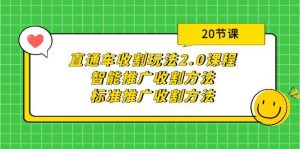 直通车收割玩法2.0课程：智能推广收割方法+标准推广收割方法（20节课）-逍遥游