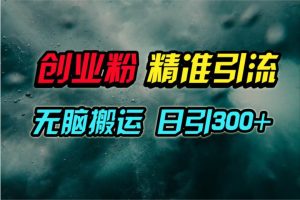 视频号纯搬运日引300+创业粉教程!-逍遥游
