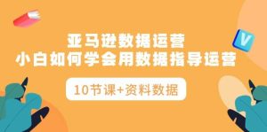 亚马逊数据运营，小白如何学会用数据指导运营（10节课+资料数据）-逍遥游