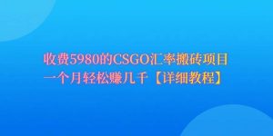 CSGO装备搬砖，月综合收益率高达60%，你也可以！-逍遥游