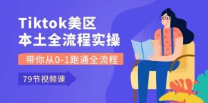 Tiktok-美区本土全流程实操课，带你从0-1跑通全流程（79节课）-逍遥游