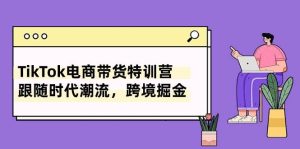 TikTok电商带货特训营，跟随时代潮流，跨境掘金（8节课）-逍遥游