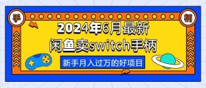 2024年6月最新闲鱼卖switch游戏手柄,新手月入过万的第一个好项目-逍遥游