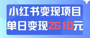 利用小红书卖资料单日引流150人当日变现2610元小白可实操（教程+资料）-逍遥游