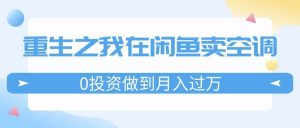重生之我在闲鱼卖空调,0投资做到月入过万,迎娶白富美,走上人生巅峰-逍遥游