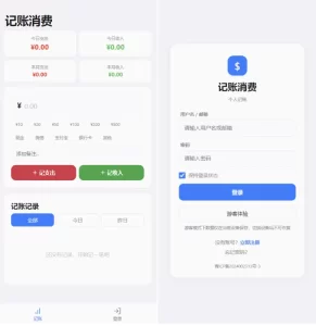 个人记账系统源码 消费记账管理系统-逍遥游