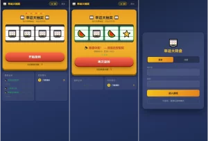 幸运大转盘抽奖系统源码-逍遥游